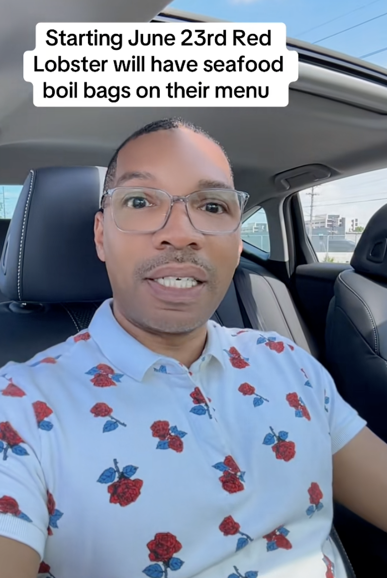 man talking to tiktok viewers